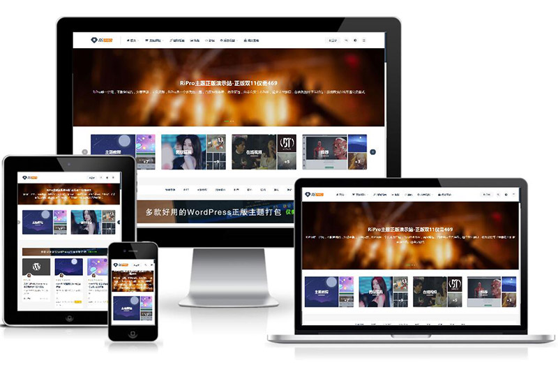 wordpress知识付费网站模板源码