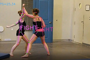 基于人体姿态的时空动作检测(cpu fps25+)源码